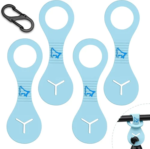 Vista 11 de Soporte para bolsa de excrementos de perro para correa, bolsa de desechos, dispensador de bolsas de excrementos de perro, para caminar, correr
