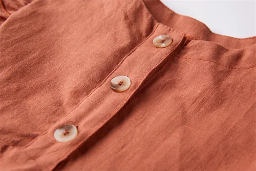 Vista 3 de Niyage Vestido sin mangas para niños pequeños, vestidos de fiesta casuales para niñas, de algodón, con lazo y lazo, vestido bohemio casual