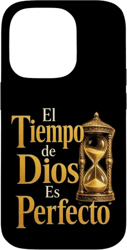 Vista 17 de Fe Cristiana El Tiempo De Dios ES Perfecto Hourglass Case for iPhone Air