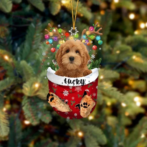 Vista 73 de Adorno de Navidad personalizado para perro Airedale Terrier en bolsillo de nieve, adorno para árbol de Navidad, idea de regalo para amantes