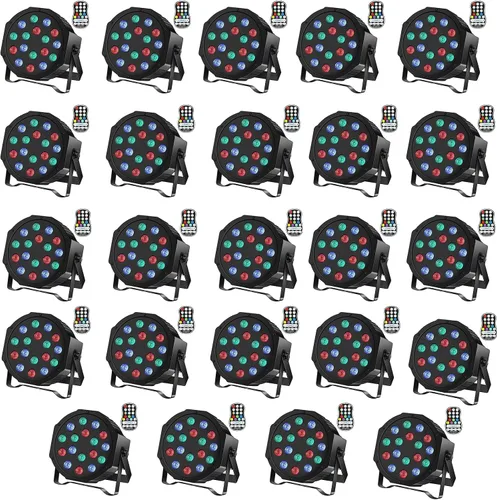 Vista 15 de U`King Luces LED Par de luces inalámbricas alimentadas por batería para eventos 18W RGB luz de iluminación de escenario recargable 20 horas por