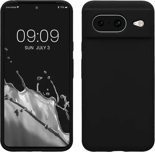 Vista 56 de kwmobile Funda compatible con Google Pixel 7 - Funda de silicona TPU con acabado suave - Piedra antigua