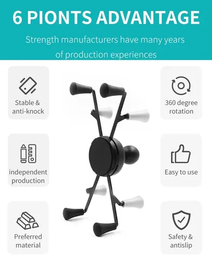 Vista 5 de Strg - Soporte para tablet con bola de tamaño B de 1 pulgada, soporte para tabletas de 6 pulgadas, compatible con soporte RAM de 1 pulgada