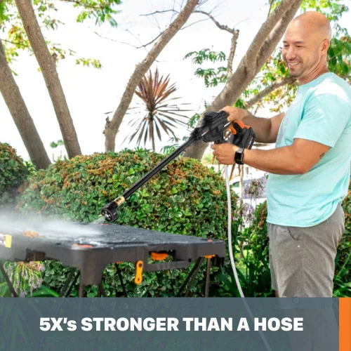 Vista 6 de WORX 20V Power Share 320 PSI Hidrolavadora Hydroshot - WG620.9 (Solo herramienta)