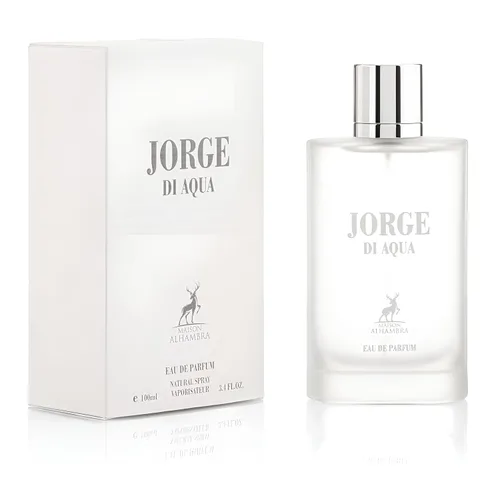Vista 2 de Maison Alhambra Jorge Di Aqua Eau de Parfum Spray para hombre, 3.4 onzas