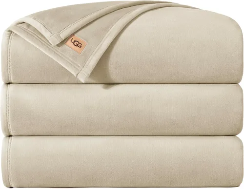 Vista 60 de UGG Coco - Manta acogedora para sofá y cama, 50 x 70 pulgadas, color negro (tinta)