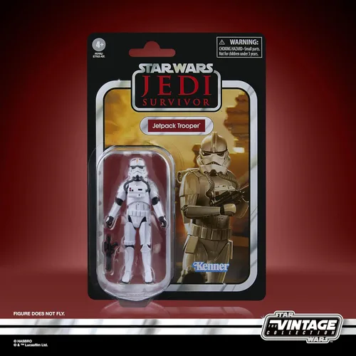Vista 2 de Star Wars The Vintage Collection Jetpack Trooper, Jedi: Survivor - Figura de acción coleccionable de 3.75 pulgadas