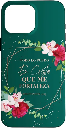 Vista 19 de Regalos Mujer Cristiana Español Versículos de la Biblia Español Funda para iPhone 17