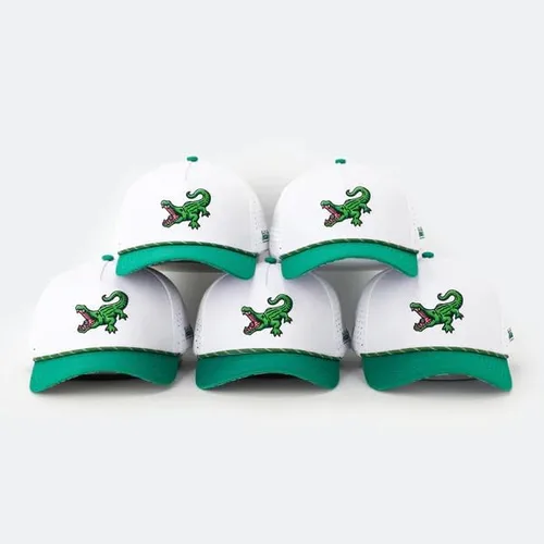 Vista 3 de GORRO Gilmore Alligator Blanco, Blanco
