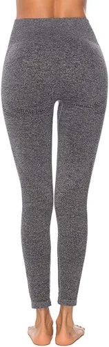 Vista 2 de Zpervoba - Pantalones de yoga para mujer, cintura alta, control de barriga, para yoga