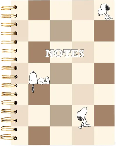 Vista 9 de Graphique Beetles - Diario en espiral de tapa dura, 160 páginas rayadas, cuaderno de tapa dura, diario, listas, registro de mes y fecha, papel