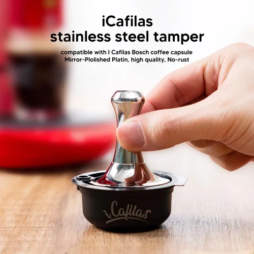 Vista 5 de Cápsulas de café reutilizables, filtro de café recargable compatible con máquinas Tassimo, cápsulas de café con tapas reutilizables