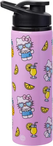 Vista 19 de Silver Buffalo Sanrio Hello Kitty, vaso de acero inoxidable con forma de lata, 11.8 onzas