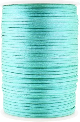 Vista 135 de Mandala Crafts Cordón de satén de cola de rattail de 0.02 in para nudos chinos de macramé