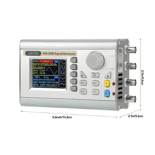 Vista 13 de JDS2900 DDS generador contador 15MHz 30MHz 40MHz 50MHz 60MHz alta exactitud Dua canal Función de onda arbitraria Generador Medidor de frecuencia