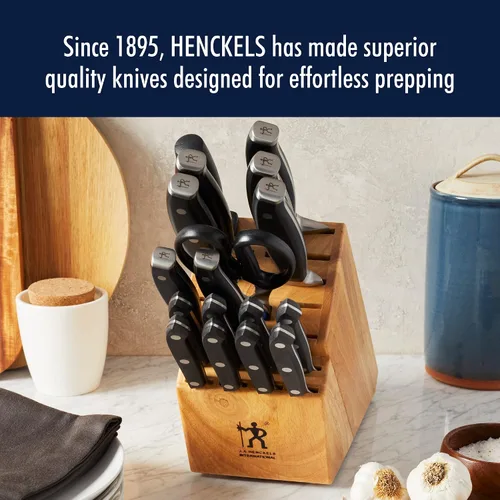 Vista 12 de Henckels Cuchillo Santoku Forjado Premio de Borde Hueco, 7 pulgadas, Negro/Acero Inoxidable