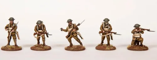 Vista 3 de The Great War - Infantería británica 1916-18 (30 figuras) Figuras de plástico duro de 1.102 in