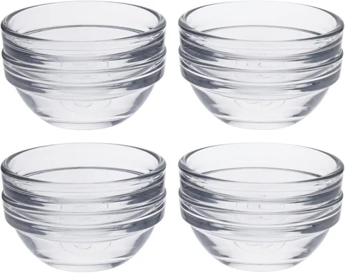Vista 11 de Beille Mini Cuenco Pequeño de Vidrio de 2 Pulgadas Esencial para Cocina, 2 piezas