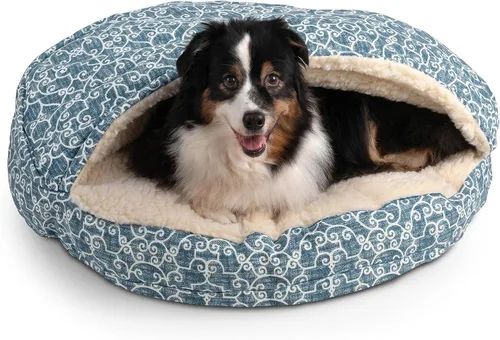 Vista 38 de Snoozer Cama de lujo de microsuede acogedora estilo cueva para mascotas, pequeña, antracita For small sized pets, Removable washable cover