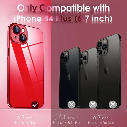 Vista 575 de Supdeal Funda cristalina transparente para iPhone 11, [No se amarillea] [Protección de la cámara] [Probado contra caídas de grado militar] Funda