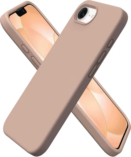 Vista 17 de ORNARTO Funda compatible con iPhone 16e de 6.1 pulgadas (2025), silicona líquida de 3 capas cubierta completa de goma de gel suave, funda protectora