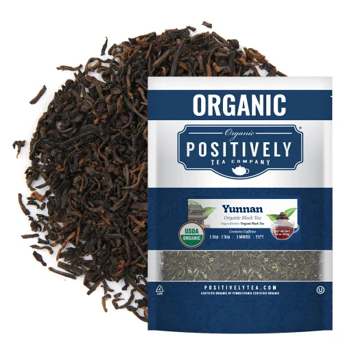 Vista 14 de Bolsas de hojas sueltas para té. Orgánicas por USDA. Positively Tea LLC.