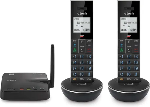 Vista 4 de VTech LS6405 - Accesorio para teléfono inalámbrico, plateado Requiere un sistema telefónico expandible de la serie VTech LS6425, LS6475, LS6426