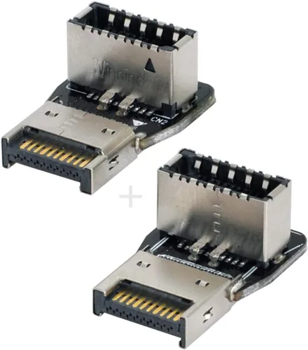 Vista 6 de cablecc Cable y adaptador de datos de extensión de placa base USB 3.1 macho a hembra tipo E