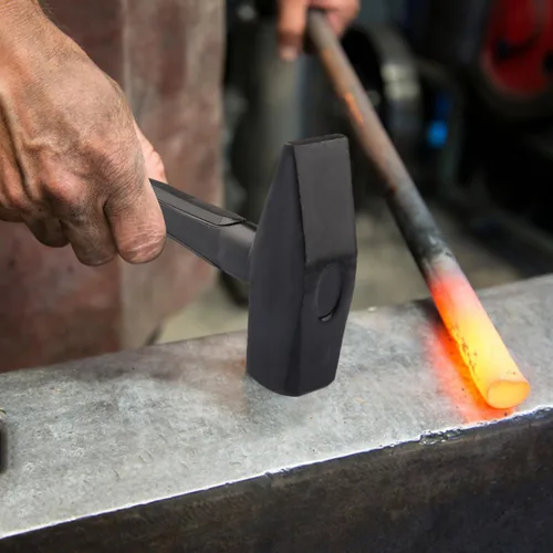 Vista 5 de Paquete de 2 martillos cruzados de 3 libras, martillo cruzado de 3 libras para trabajo del metal, herrería, construcción, mejoras para el hogar