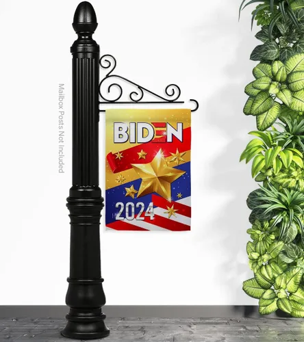 Vista 13 de Biden Harris Flag 2020 Garden Flag Set Wall Holder Patriotic Vote President Democrat Republican Tea Party United State American Election House