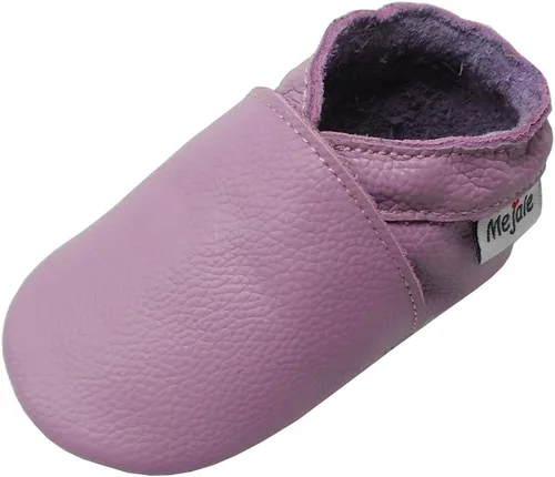 Vista 6 de Mejale - Zapatos de bebé, para niños pequeños, con suela suave de cuero, estilo mocasín, para pre-caminantes Beige