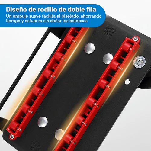 Vista 4 de Herramienta de biselado de azulejos de 45°, soporte para amoladora angular, piedra de cerámica para azulejos de corte de 45 grados, accesorio