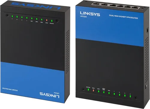 Vista 5 de Linksys Router VPN Gigabit WAN dual empresarial (LRT224)