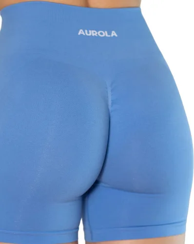 Vista 7 de AUROLA Intensify - Pantalones cortos de entrenamiento para mujer, sin costuras, para gimnasio, yoga, correr, deporte, ejercicio activo, fitness