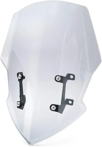 Vista 5 de Parabrisas de motocicleta MT07 FZ07 con soporte de montaje compatible con Yamaha MT-07 FZ-07 MT 07 FZ 07 2018 2019 2020 (color: negro)