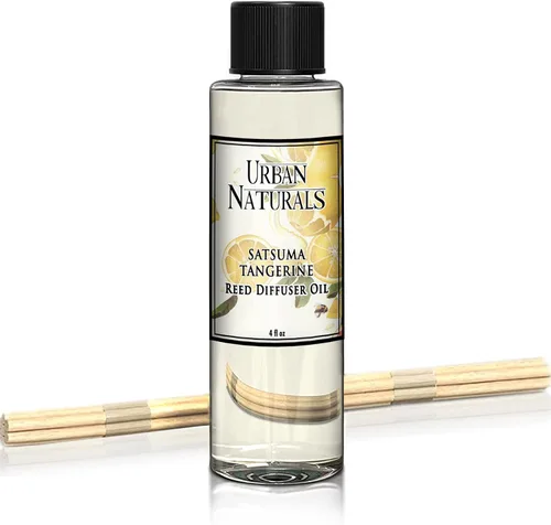 Vista 69 de Urban Naturals Recambio de aceite difusor de varillas ámbar y lavanda, lavanda relajante, ámbar cálido, aroma calmante para habitación, 4 onzas +