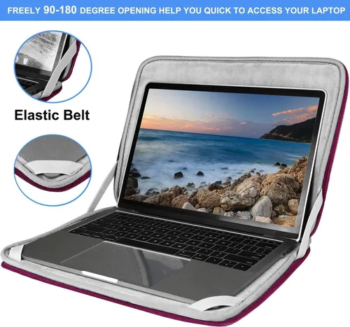 Vista 37 de Funda para portátil, bolsa de transporte con protección para computadora compatible con MacBook Air nuevo de 13 pulgadas M2/A2681 M1/A2337, MacBook