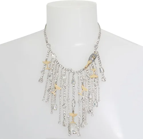 Vista 3 de Betsey Johnson Collar con texto en inglés "Going All Out