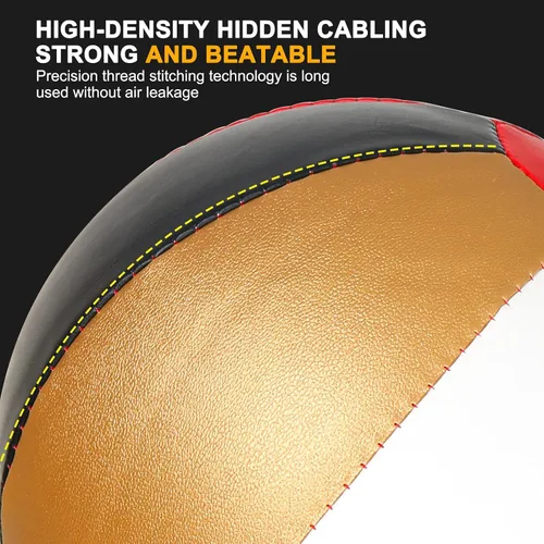 Vista 6 de Saco de boxeo con soporte de pelota de velocidad con guantes, bolsa de reflejo de fitness, bolsa de boxeo para adultos, ideal para entrenamiento
