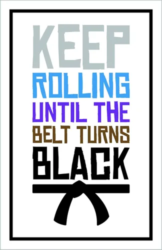 Vista 6 de Damdekoli Póster Keep Rolling V2 (8 x 10 pulgadas, lienzo)