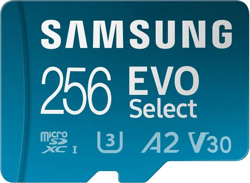 Vista 14 de SAMSUNG EVO Select Micro SD-Tarjeta de memoria + adaptador, 128 GB microSDXC 130 MB/s Full HD y 4K UHD, UHS-I, U3, A2, V30, almacenamiento ampliado