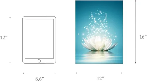 Vista 6 de Impresiones en lienzo para pared, imágenes de flores de loto, decoración de baño, pintura zen, spa, fotos, obras de arte enmarcadas para meditación