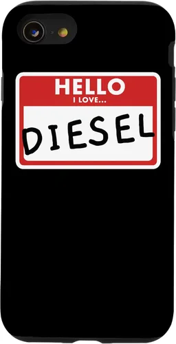 Vista 8 de iPhone 12 mini Hello I Love Diesel Diesel Diesel Roll Carbón Power 4X4 Camiones caso
