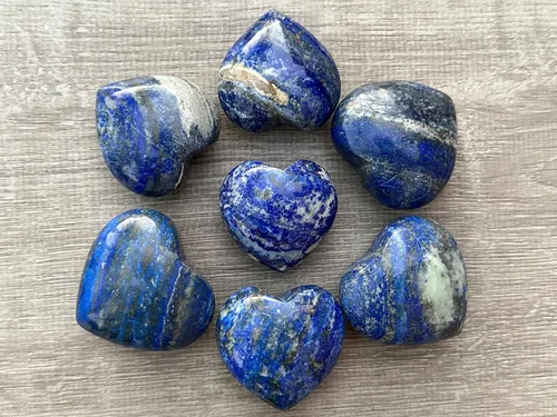 Vista 49 de Corazón hinchado de piedras preciosas al por mayor, corazones hinchados de piedras preciosas pulidas, piedra de palma de cristal, corazón de cristal