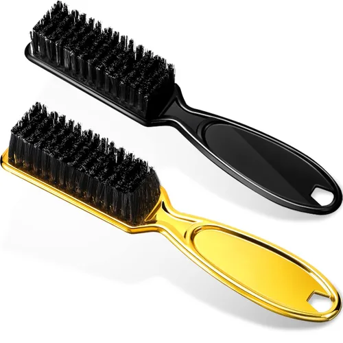 Vista 11 de Patelai 2 piezas Cepillo de limpieza de cuchilla de barbero para limpieza de cortapelos, limpiador de uñas, cepillo de peinado para Negro