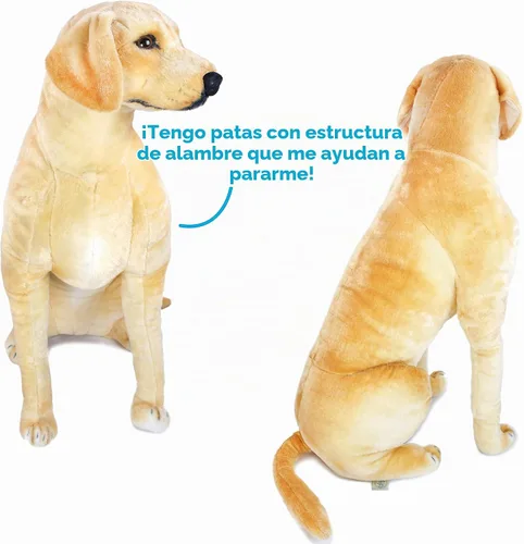 Vista 4 de TigerHart Leanna The Labrador - Perro de peluche de 30 pulgadas