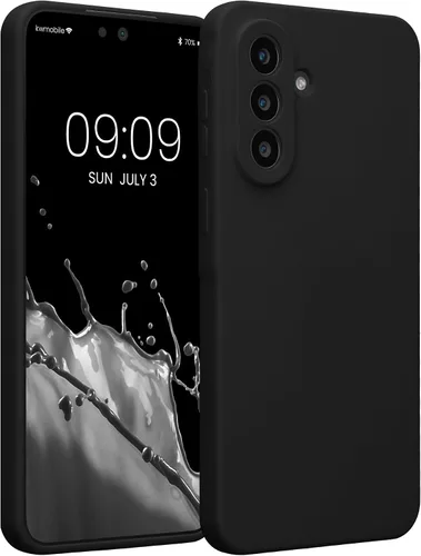 Vista 36 de kwmobile Funda compatible con Samsung Galaxy A13 4G - Funda delgada de silicona TPU - Acabado suave al tacto - Amarillo radiante