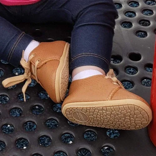 Vista 2 de HsdsBebe Zapatos Oxford de piel sintética con suela de goma suave, antideslizantes, para niños y niñas, para caminar, mocasines