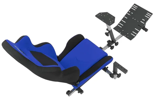 Vista 6 de OpenWheeler GEN3 Racing Wheel Stand Cockpit Blue on Black Fits All Logitech G923 G29 G920 Thrustmaster Fanatec Wheels Compatible with Xbox One