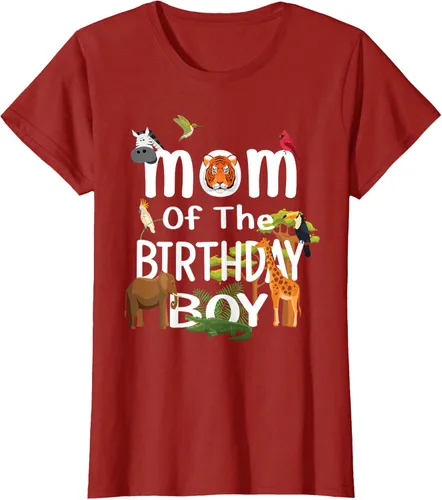 Vista 77 de Camiseta de fiesta de animales con temática de zoológico para niño de cumpleaños, Negro